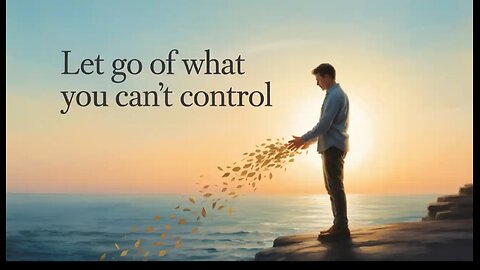 “Let go of what you can’t control. Peace begins the moment you accept what is