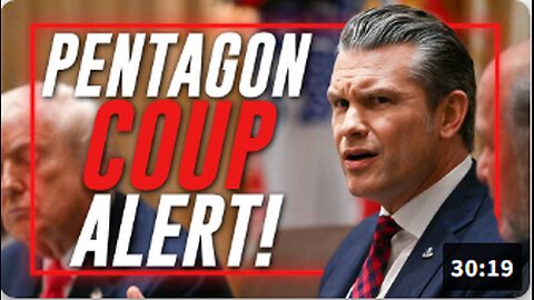 🚨MAXIMUM RED ALERT: The Deep State Has Launched An Active Coup Operation Inside The Pentagon🚨