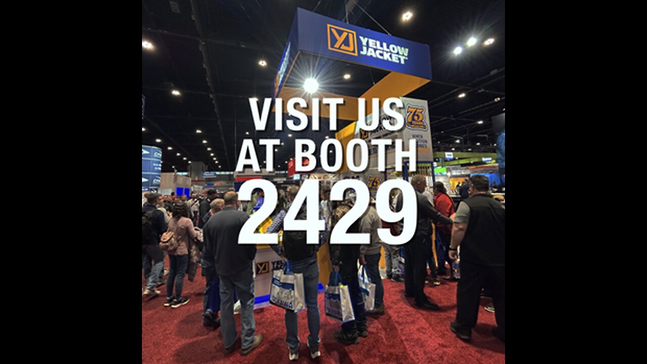 Visit YELLOW JACKET® at AHR 2025 in Orlando, February 10-12 at booth 2429