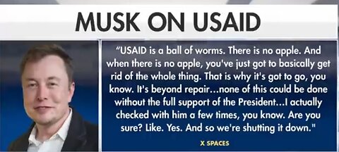 Elon Musk says Trump agrees USAID should be shut down- It's 'beyond repair'