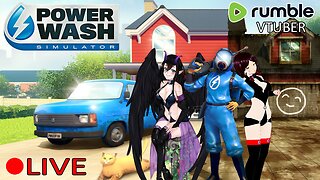 (VTUBER) - Fallen Angel Cleaning Service with @Zaytris & Crew - PowerWash Simulator - RUMBLE