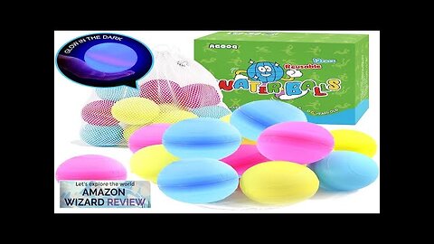 Reusable Water Balloons 12 Glow in The Dark Water Balls Latex-Free Silicone Review