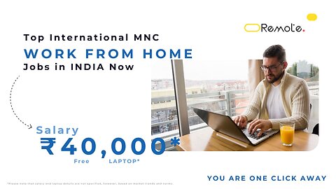 Ghar Baithe Jobs: Top 3 International Latest MNC Work From Home Jobs 2025 for India Now. No Office!