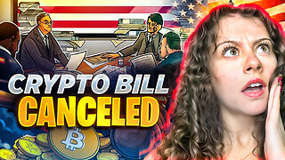 MARKET STRUCTURE BILL CANCELED BY SENATE AS COINBASE WITHDRAWS SUPPORT! BITCOIN NEWS