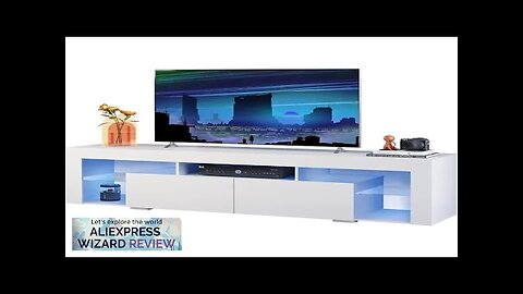 63 Inch TV Stand LED Entertainment Center for 60 to 70 Inch Review