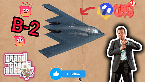 GTA V | Stealing the B-2 Stealth Bomber from Military Base!