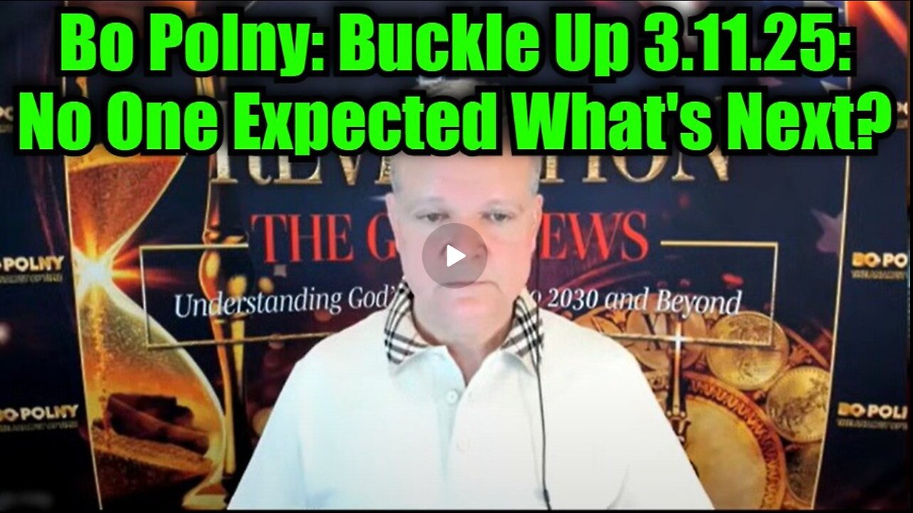 Bo Polny- Buckle Up 3.11.25 - No One Expected What's Next.