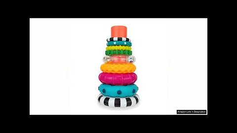 Sassy Stacks of Circles Stacking Ring STEM Learning Toy, Age 6+ Months, Review