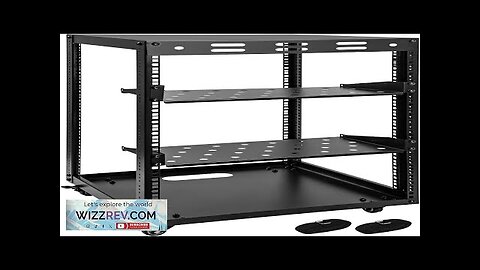 15U Open Frame Server Rack Wall-mountable IT Rack w/Swivel Casters 2 Rack Review