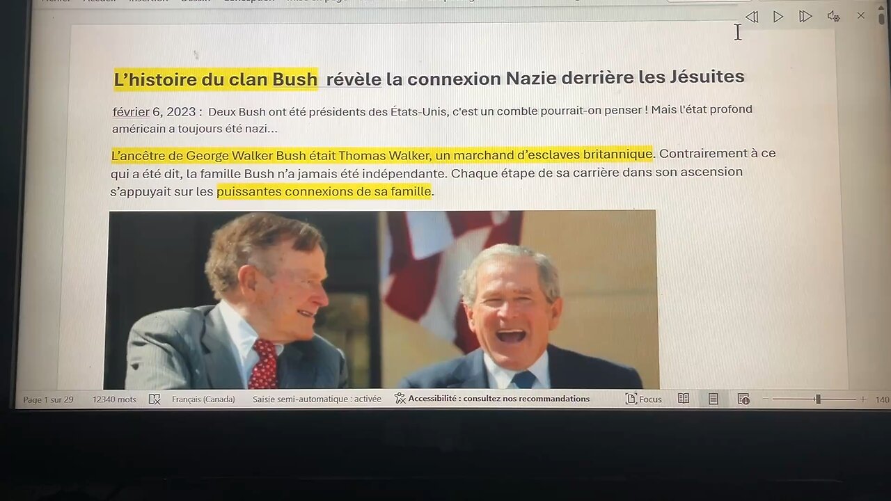 L’histoire de la famille Bush