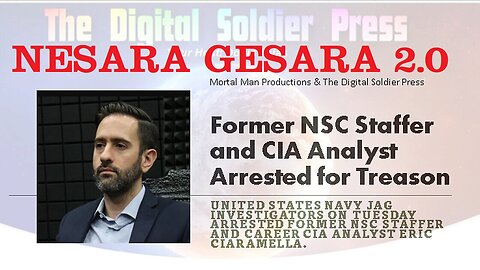 Former NSC Staffer and CIA Analyst Arrested for Treason 