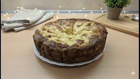 Creamy Apple Pie with Chocolate Crust (Melt in Your Mouth!) | ASMR