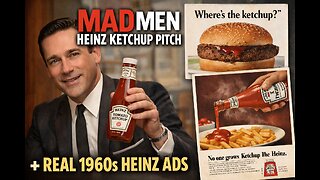 MAD MEN HEINZ KETCHUP PITCH + REAL 1960s HEINZ ADS!