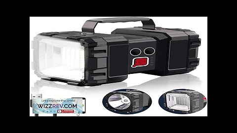 AlpsWolf Rechargeable Flashlight LED Spotlight Flashlight 10000 Capacity 1200LM 20h Review