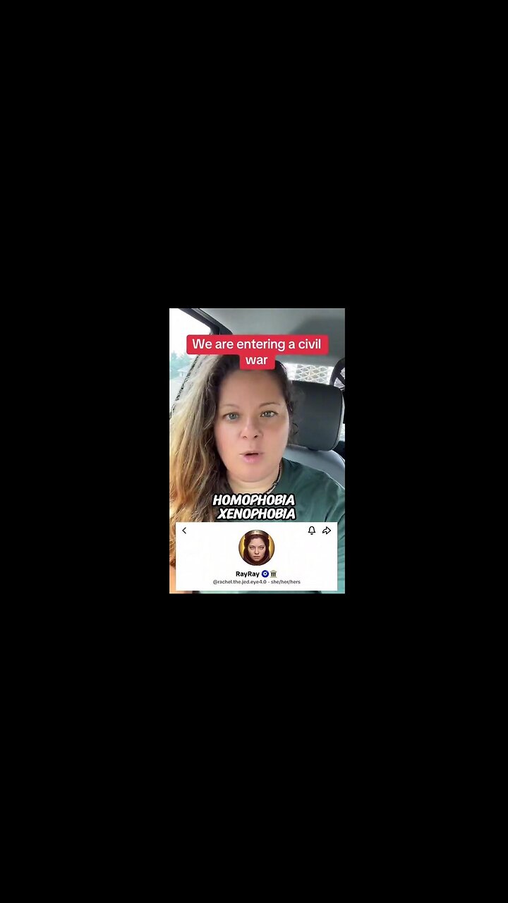 Woman says its almost time for CIVIL WAR: BLAMES WHITES & TRUMP