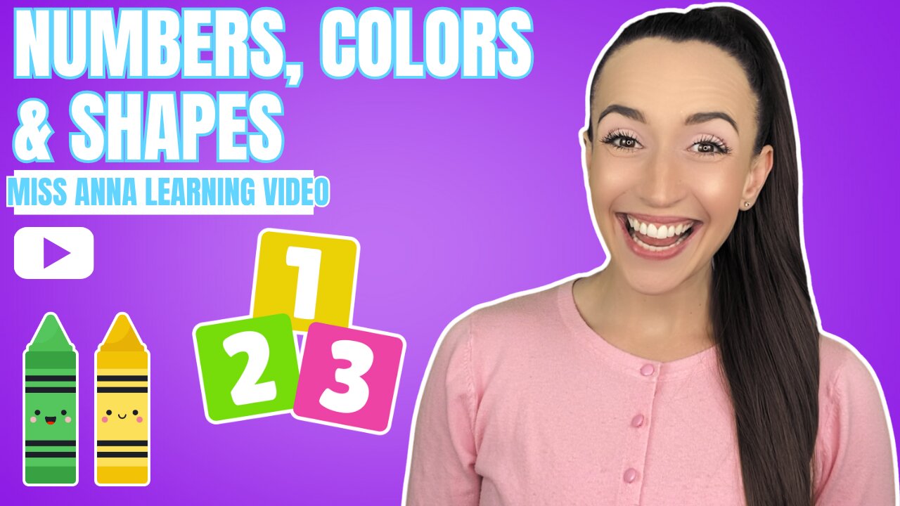 Learn Numbers, Colors & Shapes with Gentle Songs! Speech & Baby Sign Language Practice!