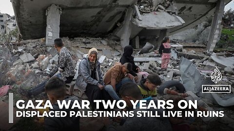 Two years on, Gaza’s displaced still live in ruins under Israeli bombardment