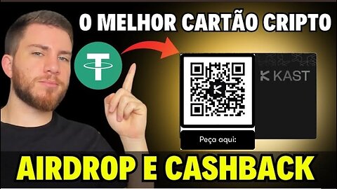 VOCÊ DEVERIA TER ESSE CARTÃO CRIPTO! 6% CASHBACK + AIRDROP GARANTIDO Kast Card