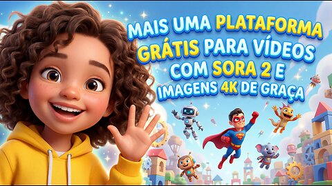 NOVA PLATAFORMA COM SORA 2 E NANO BANANA PRO 4K DE GRAÇA E ILIMITADO (Por Tempo Limitado)