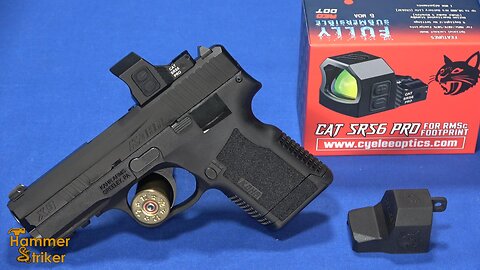 Cyelee Cat SRS6 Red Dot Review & Giveaway!! Mounted On Kahr X9