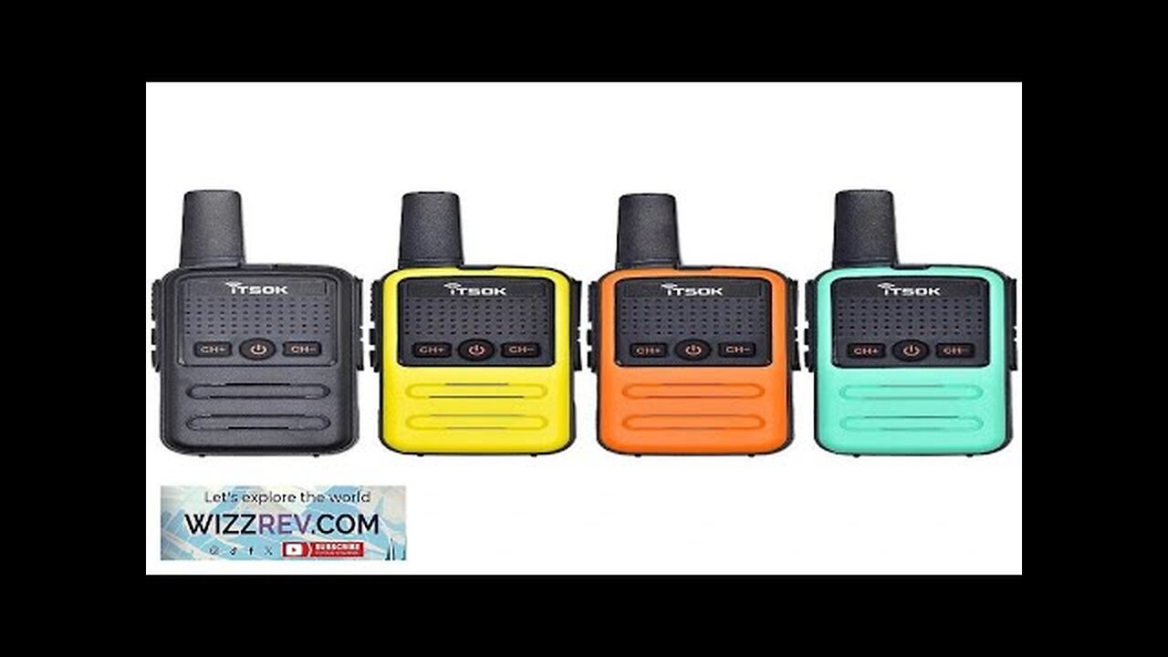 2Pcs ITSOK PMR446 Mini Walkie Talkie Long Range Commutator Station Kid Toys Review