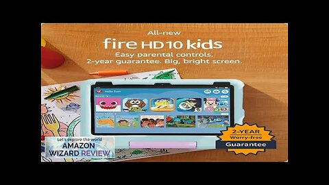 Amazon Fire HD 10 Kids tablet- 2023 ages 3-7 Bright 10.1" Review