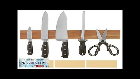 VEVOR Magnetic Knife Holder with Enhanced Strong Magnet 16" No Drilling Knife Review