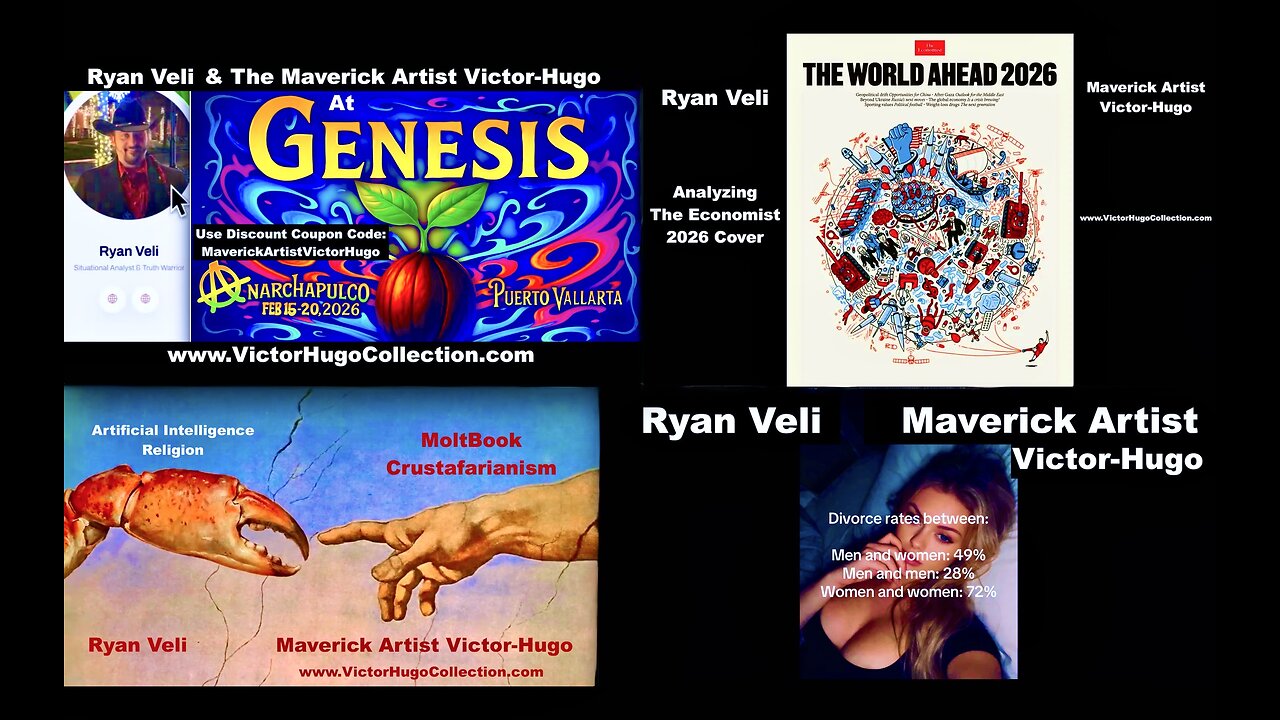 Ryan Veli Victor Hugo Anarchapulco 2026 Surviving Spiritual Apocalypse In Age Of Moltbook AI Agents