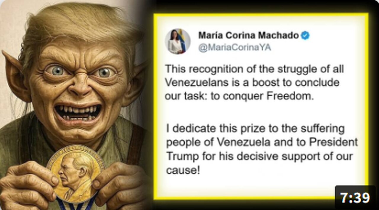 BREAKING: Trump Snubbed On Nobel Peace Prize, But Winner Dedicates Award To US President Anyway!