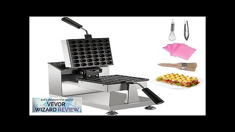 VEVOR Commercial Bubble Waffle Maker 8" Square Mould 1200W Egg Bubble Puff Review