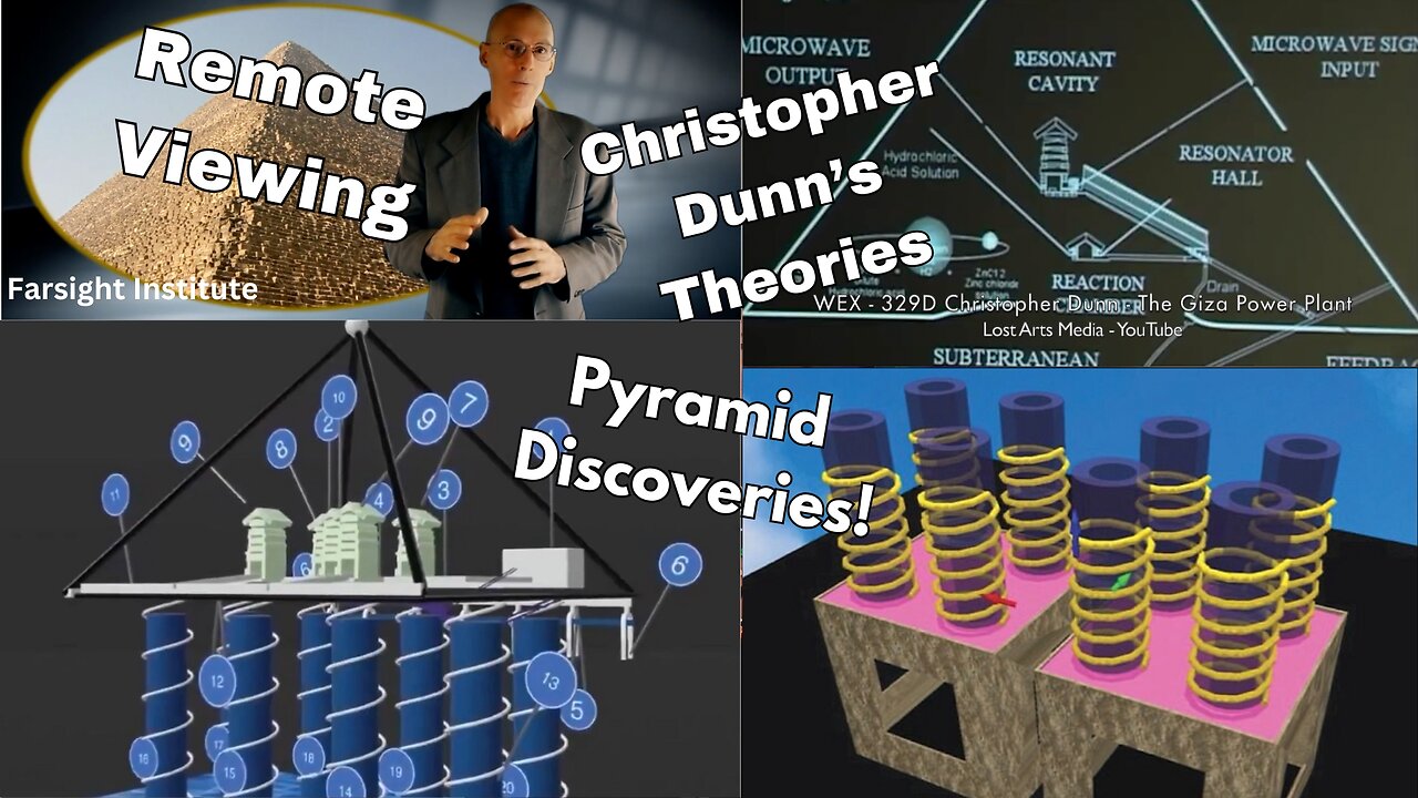 Remote Viewing Egypts New Pyramid Discoveries & Christopher Dunn's Theory