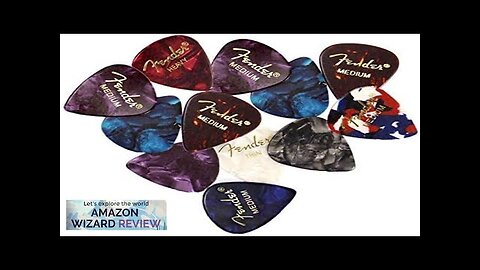 Fender Premium Picks Sampler 12 Pack Includes Thin Medium & Heavy Review