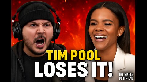 🤣 Tim Pool Throws A PROFANITY LACED Fit! Candace Owens Living RENT FREE In His Studio! 🧠💀