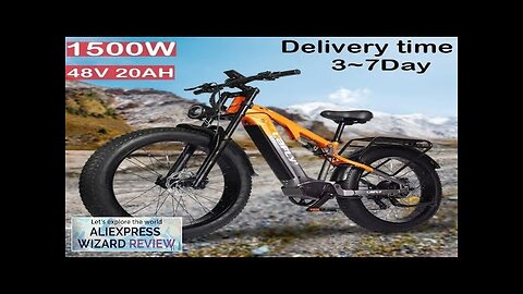 2024 new LAFLY-RV800 1500W 48V-20AH 26*4.0 fat tire off-road electric bicycle mountain Review