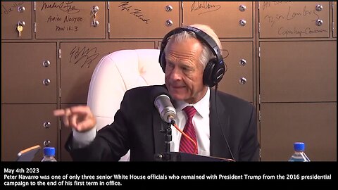 Peter Navarro | "Trump Got Lied to About That (The COVID-19 Shots) Not Just By Fauci, But By Pfizer the Drug Company. They Made Him Think It Was a True Vaccine When It's Not. It's mRNA Technology." - Peter Navarro (5/5/2023)