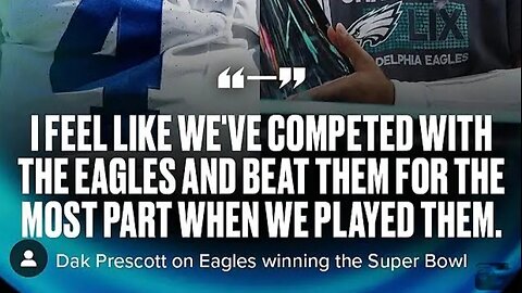 Dak Prescott drops the hammer on the Eagles