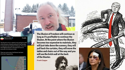 Israel bombar Iran strax. Vältalig jäst. IDF styr ICE. Slut på frihetsteatern. 50% dyrare US-armé