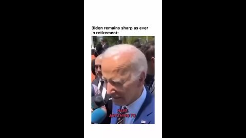 Joe Biden is gone!