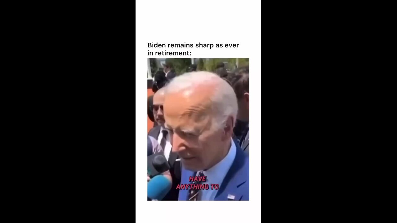 Joe Biden is gone!