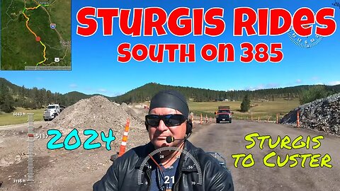 Sturgis Rides Sturgis to Custer on Highway 385 during Sturgis Motorcycle Rally