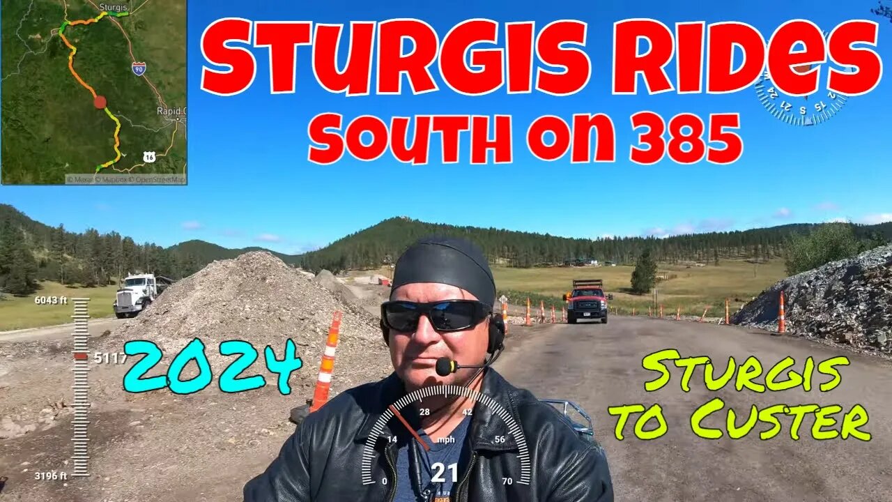 Sturgis Rides Sturgis to Custer on Highway 385 during Sturgis Motorcycle Rally