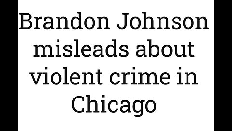 Mayor Johnson Continues to LIE! NEW information on Tren de Aragua crimes in Chicago.