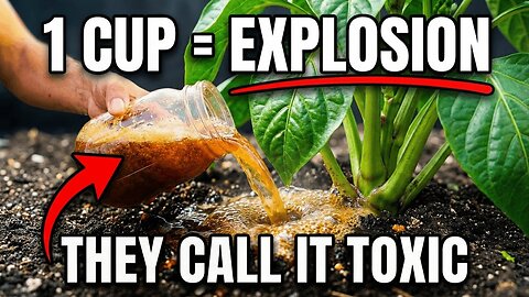One Cup of Fermented Ash Makes Plants Grow CRAZY Fast — Why Is This Trick "Forbidden"?