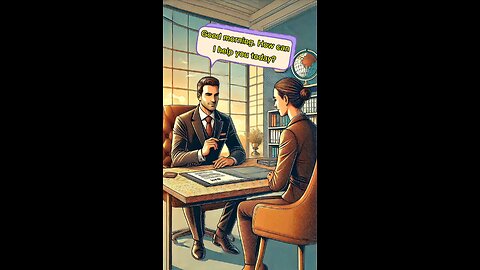 interview for us Visa // learn English through dialogue conversation