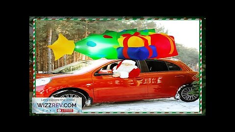 Leyndo 4 FT Christmas Inflatable Car Roof Outdoor Decoration Blow up Christmas Review