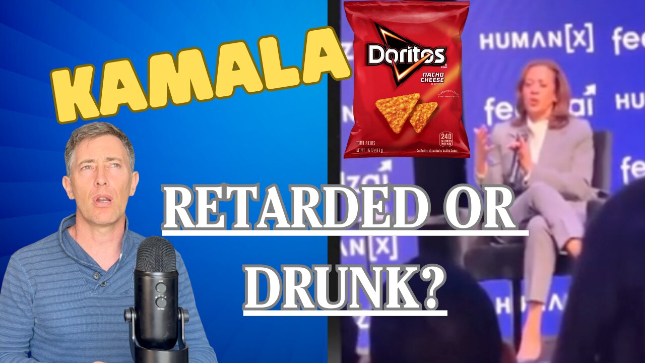 Kamala Harris -- Drunk or Retard? You Make the Call