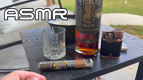 ASMR - Drinking Whiskey and Smoking a Cigar on the Front Porch