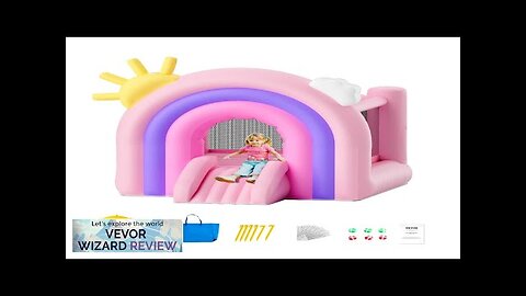 VEVOR Inflatable Bounce House Indoor Outdoor Playhouse Trampoline Kid Jumping Bouncer Review