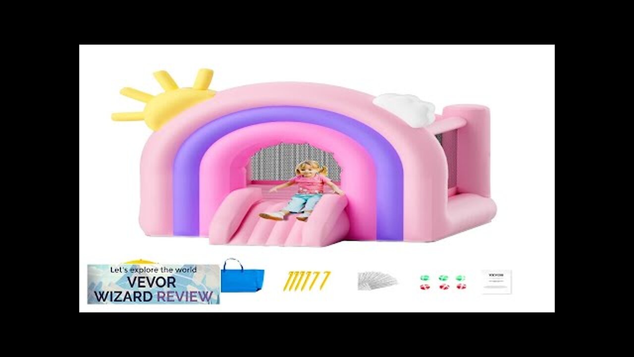 VEVOR Inflatable Bounce House Indoor Outdoor Playhouse Trampoline Kid Jumping Bouncer Review