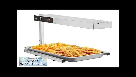 VEVOR French Fry Food Warmer 750W Commercial Strip Food Heating Lamp Electric Review